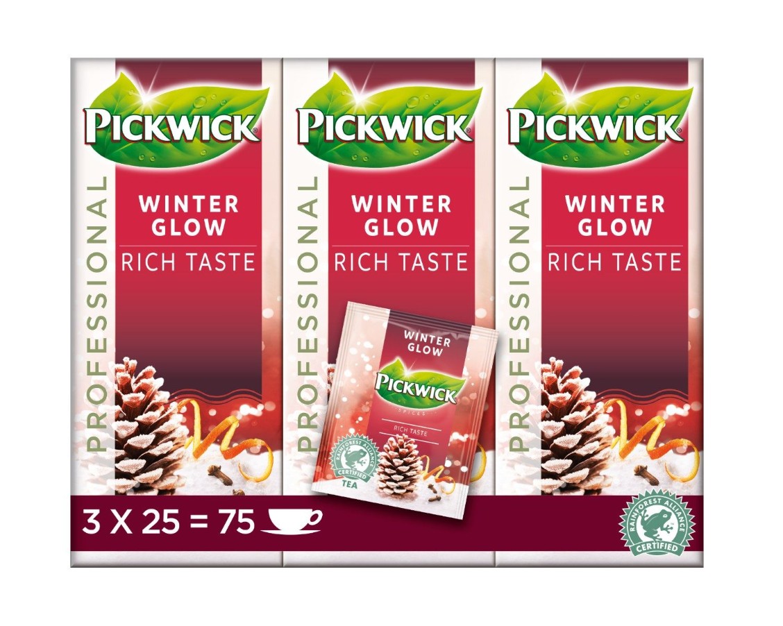 Pickwick Theezakjes Wintergloed 3x25st
